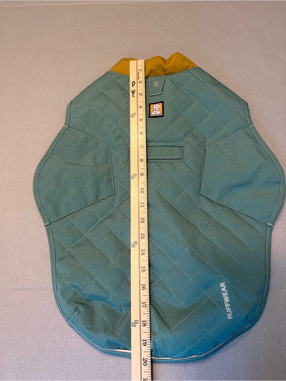 Ruffwear Stumptown Quilted Dog Coat Orion Green Size Small